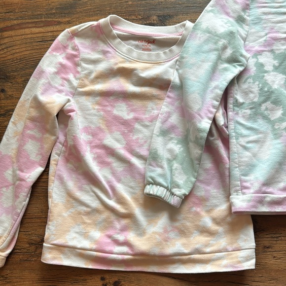 Set of 2 girls cat and Jack sweaters/ size L - Picture 2 of 5